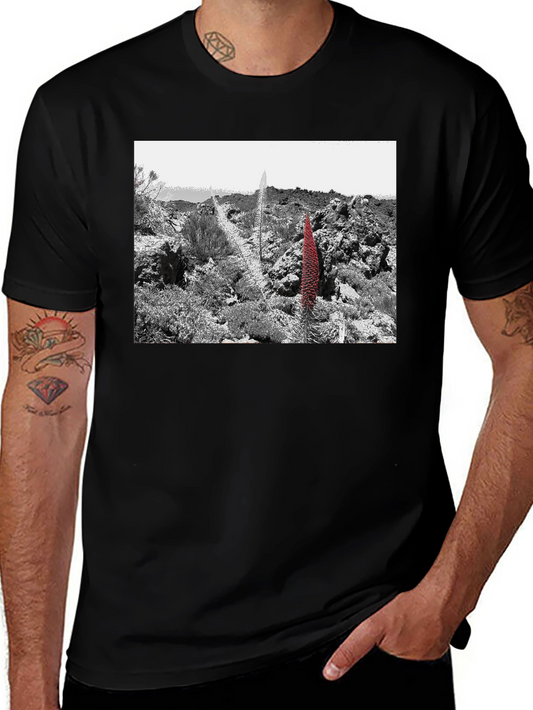 Unique Graphic Tee - Desert Floral Design