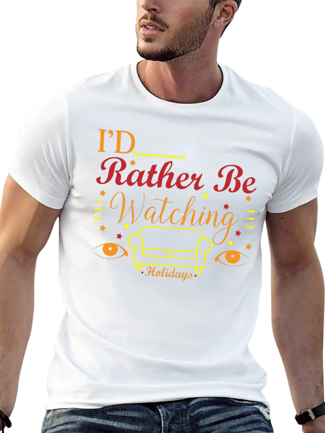 Id Rather Be Watching Holidays T-Shirt