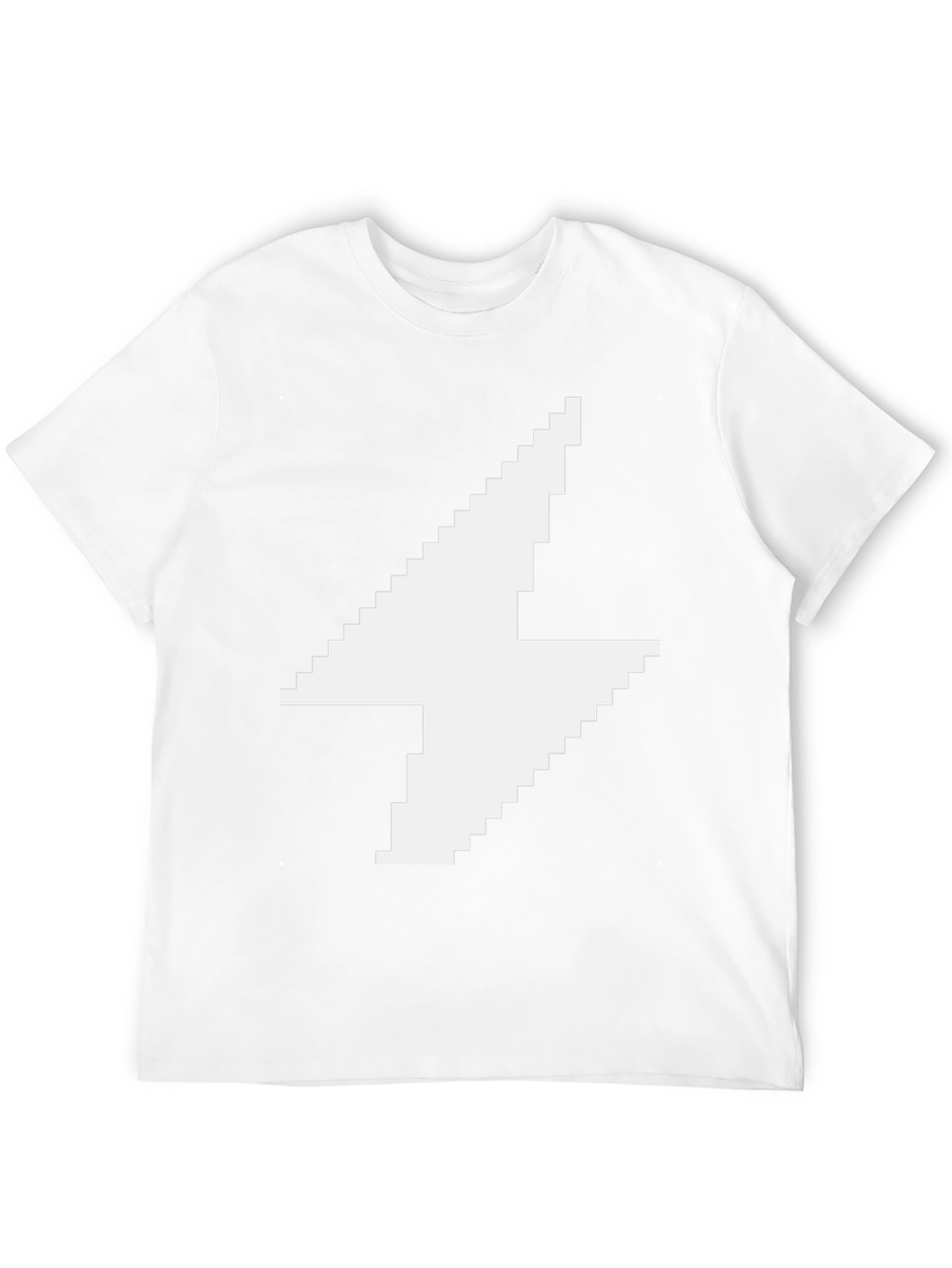 Pixel Lightning Bolt Black T-Shirt