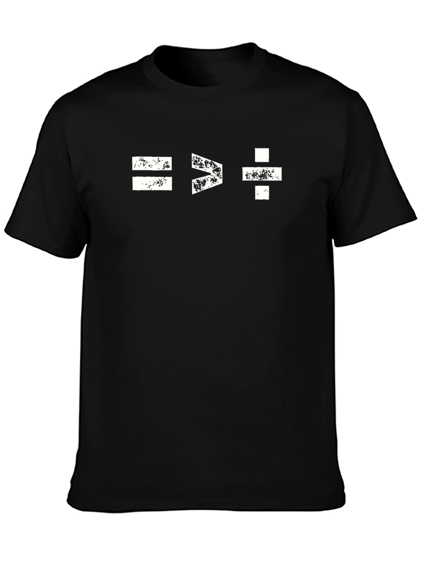 Math Equation Graphic Tee - Black Unisex