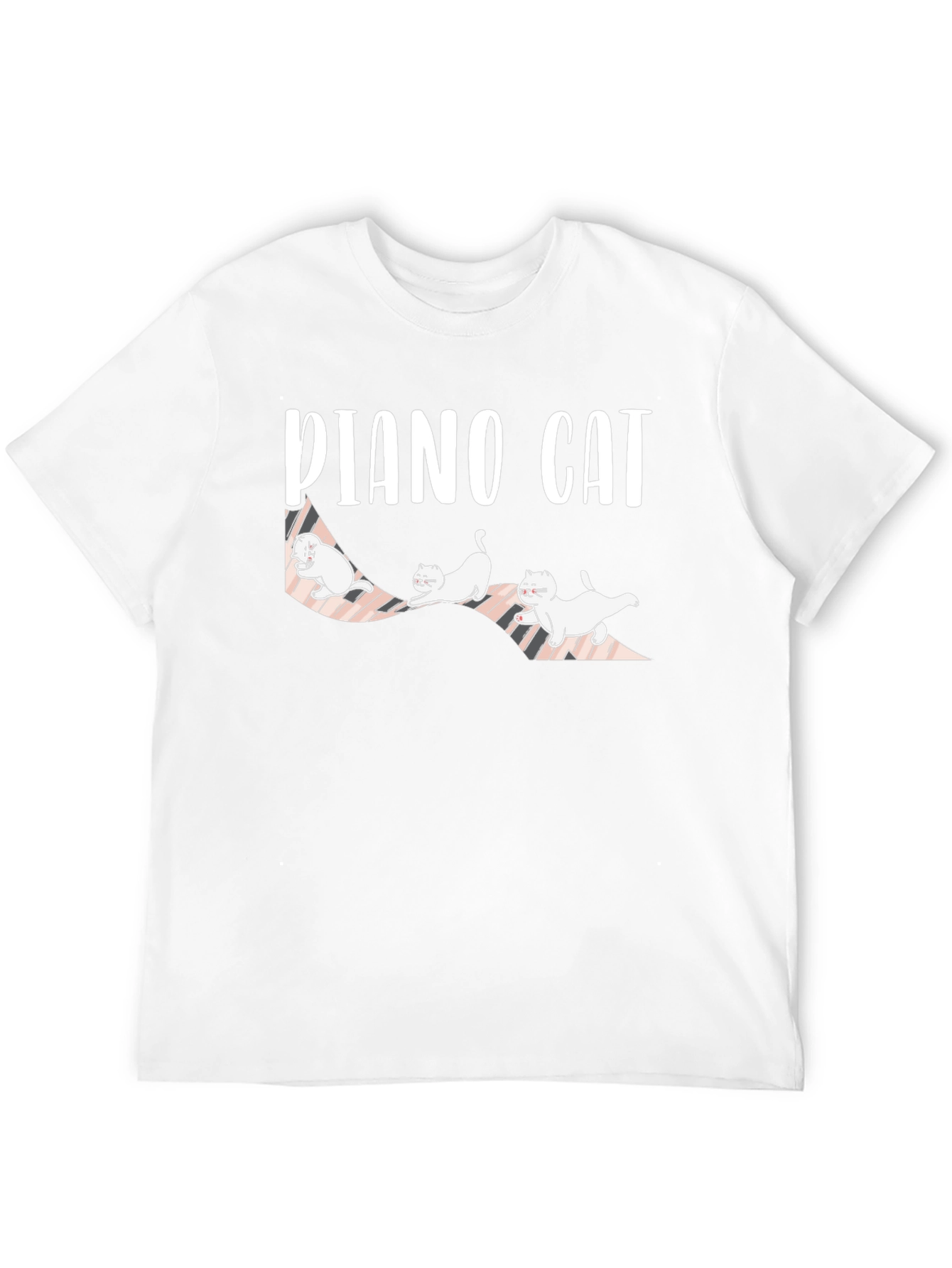 Piano Cat T-Shirt: Funny Cat Lover Tee