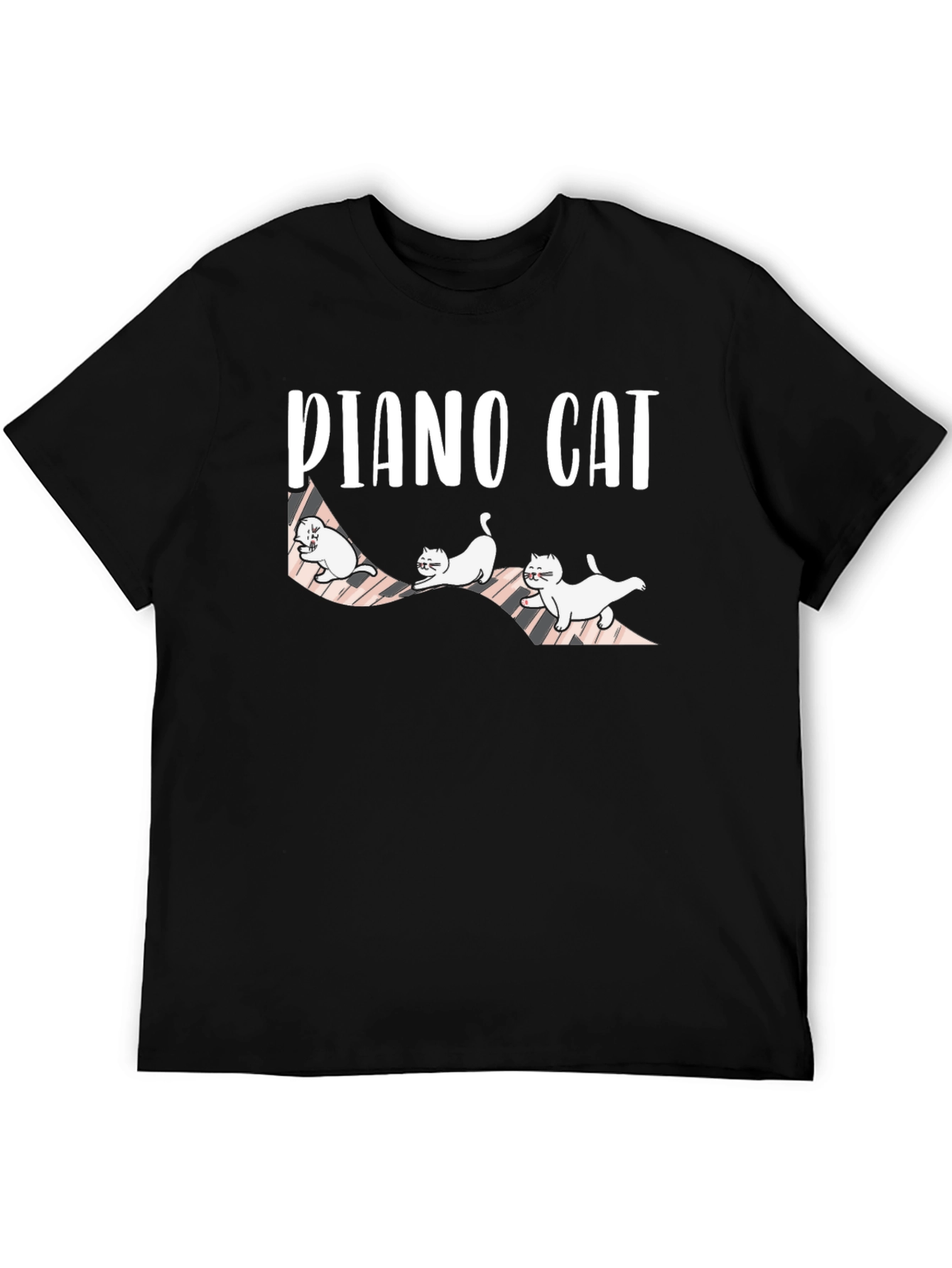 Piano Cat T-Shirt: Funny Cat Lover Tee
