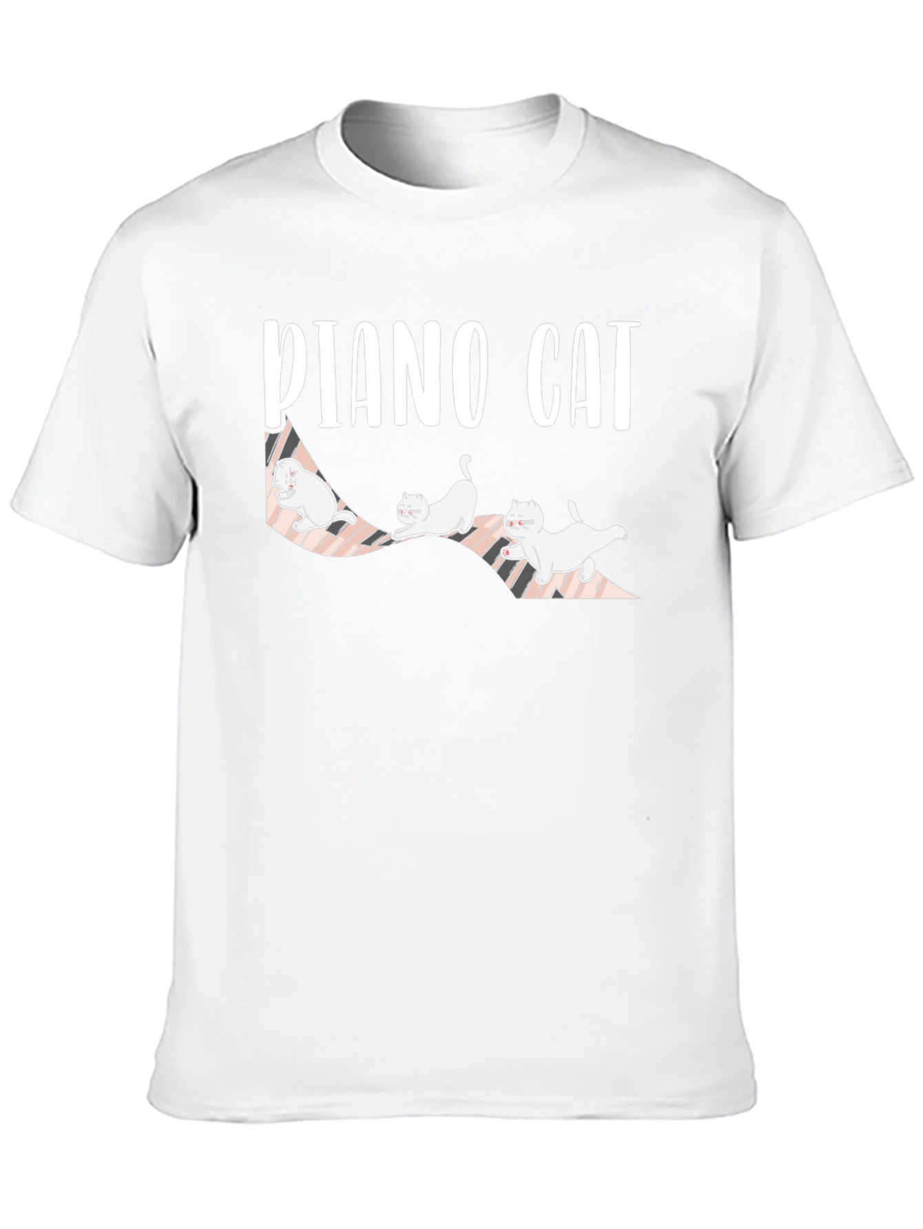 Piano Cat T-Shirt: Funny Cat Lover Tee