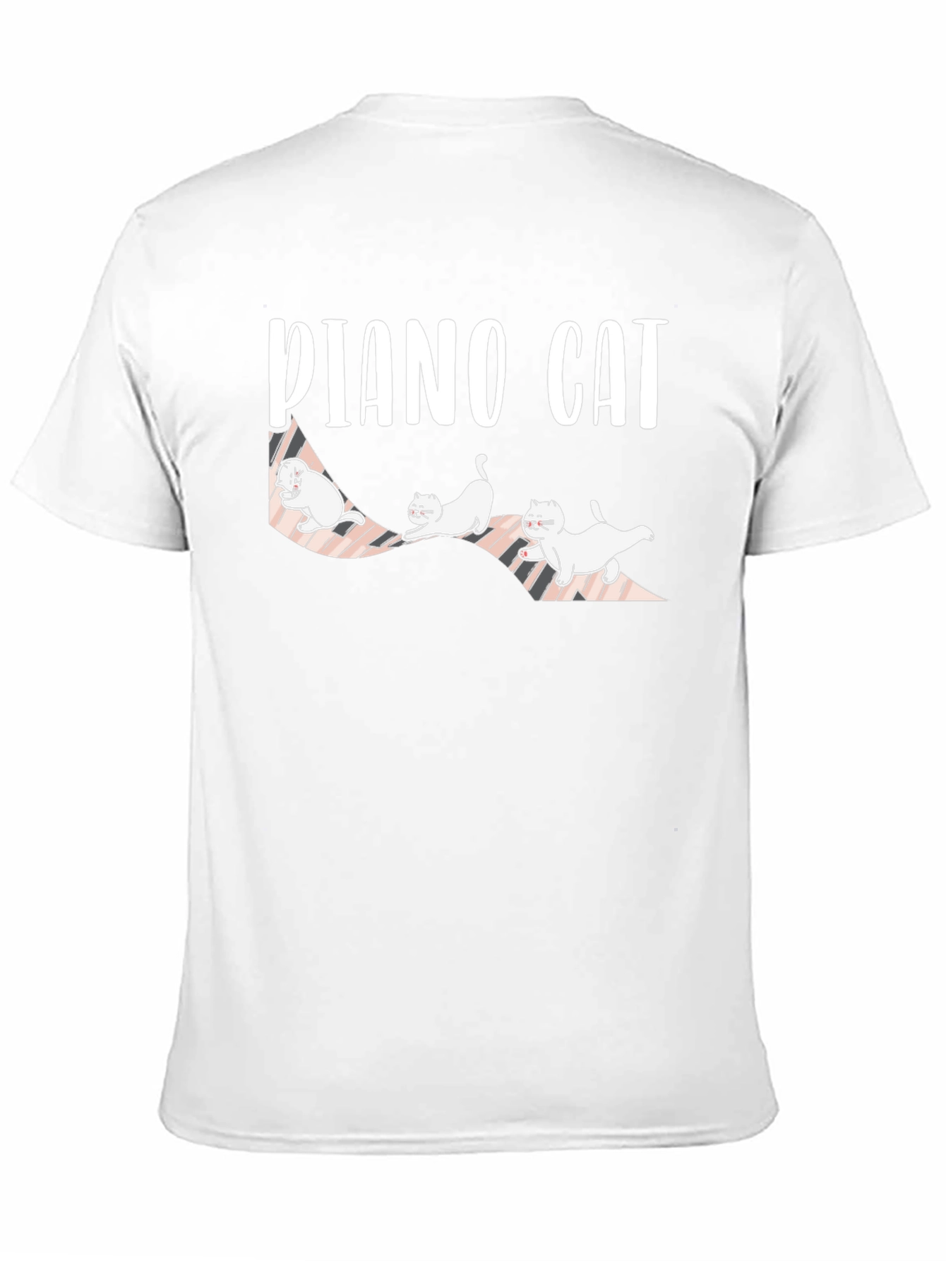 Piano Cat T-Shirt: Funny Cat Lover Tee