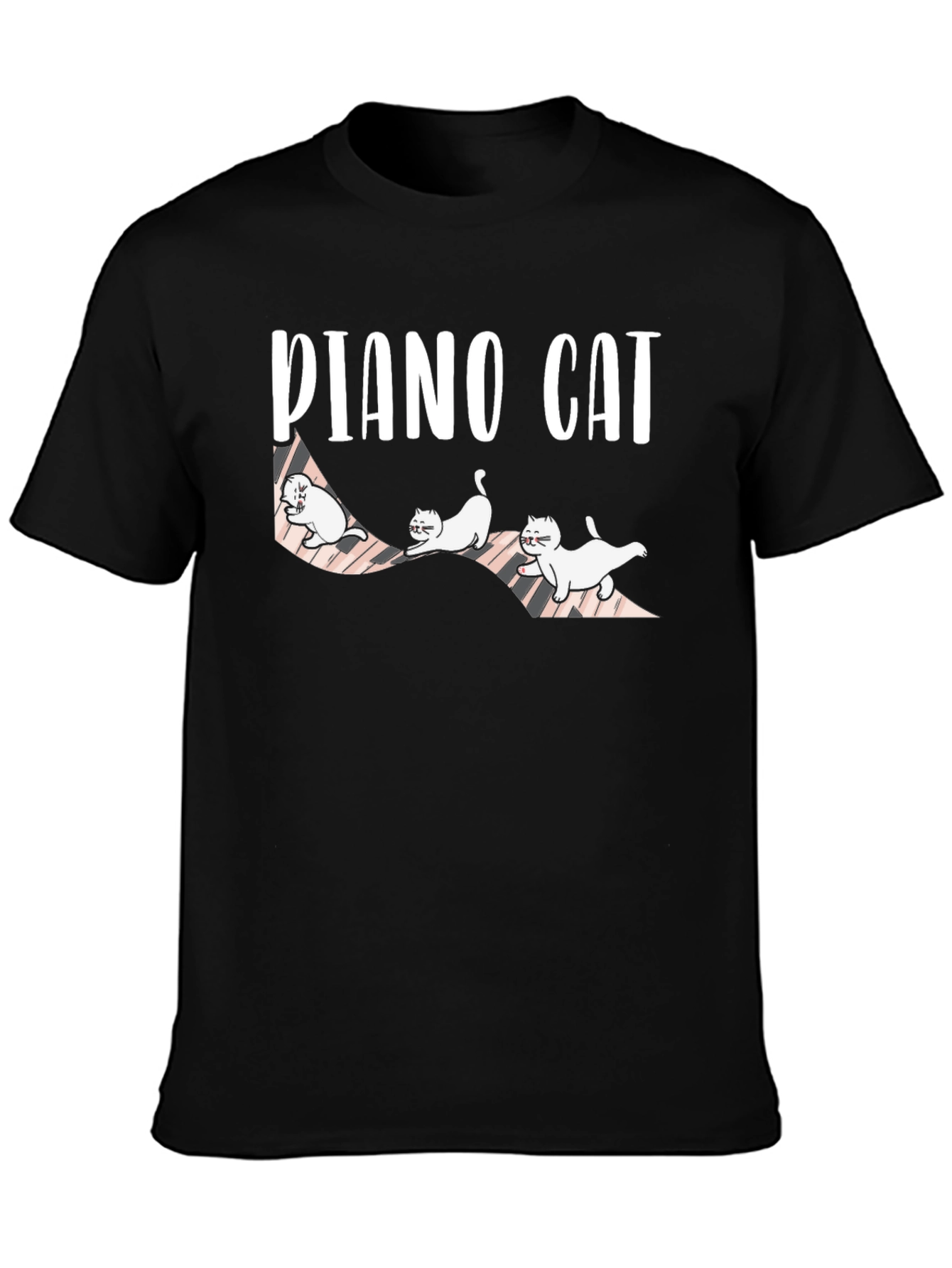 Piano Cat T-Shirt: Funny Cat Lover Tee