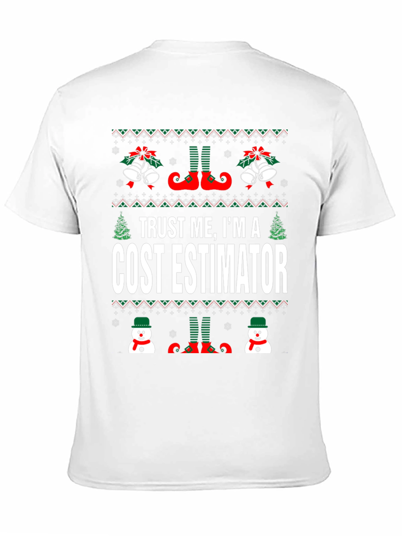 Cost Estimator Ugly Christmas T-Shirt