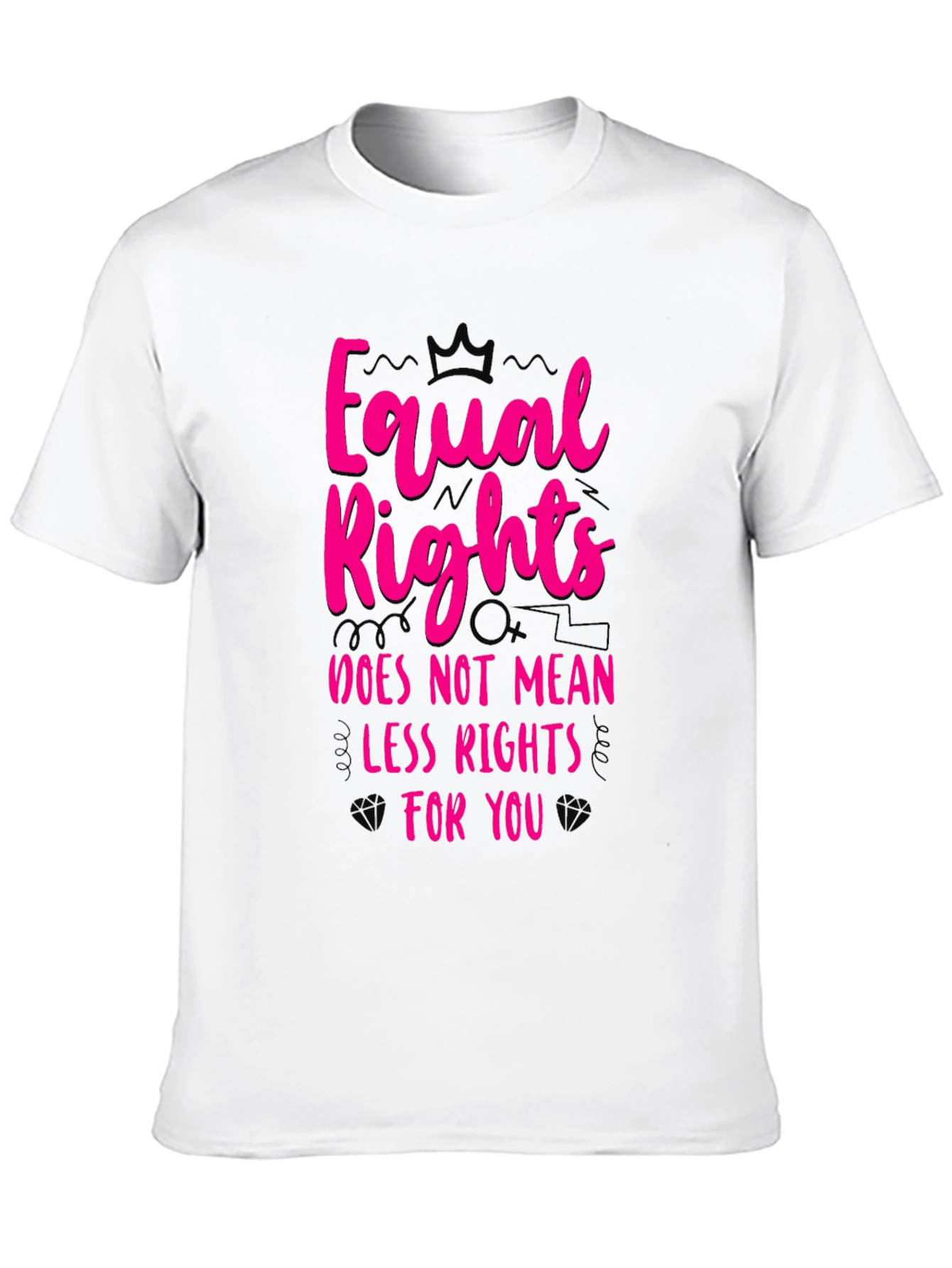 Equal Rights Graphic Tee - Black