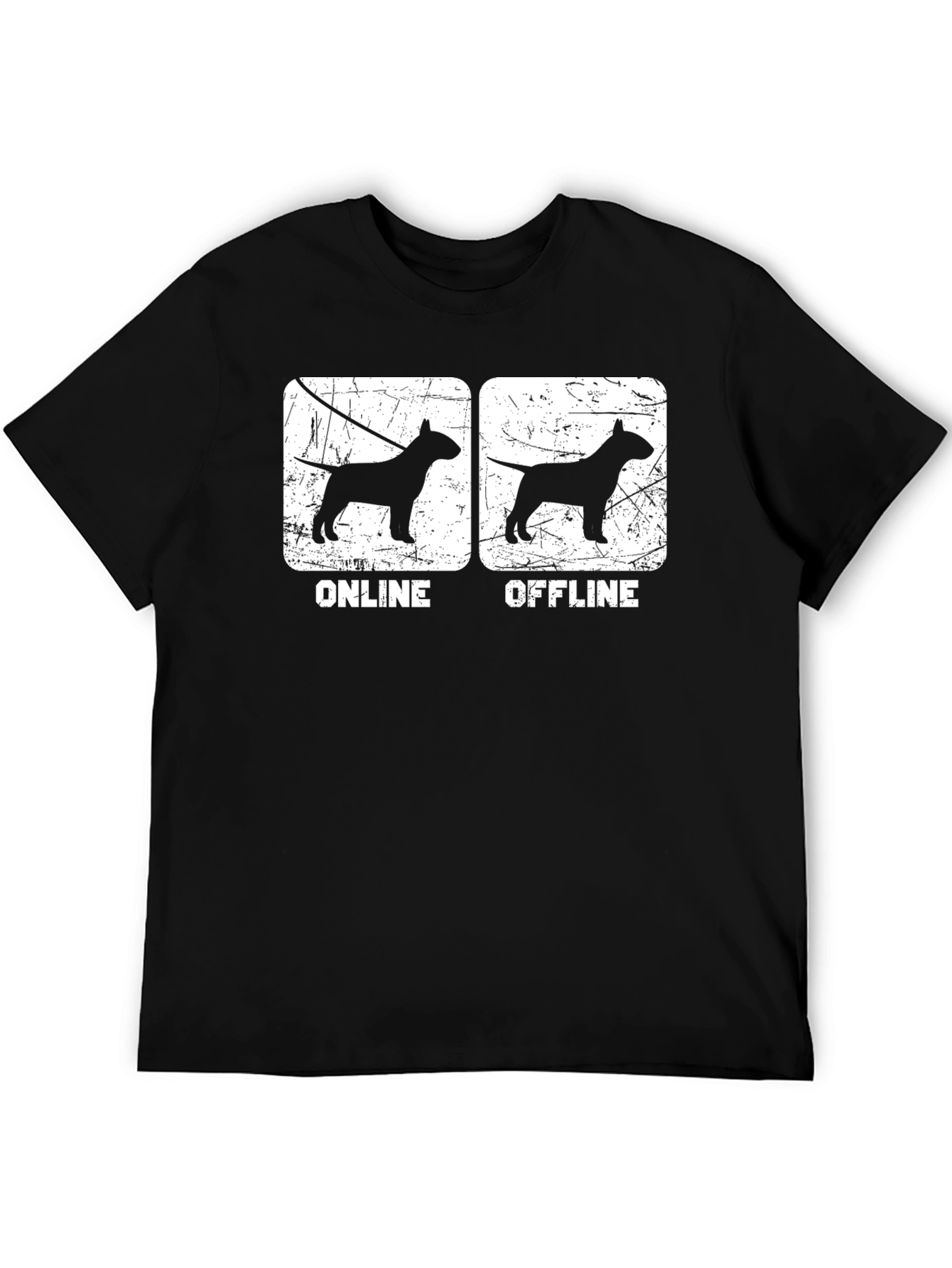 Online Offline Dog Lover T-Shirt