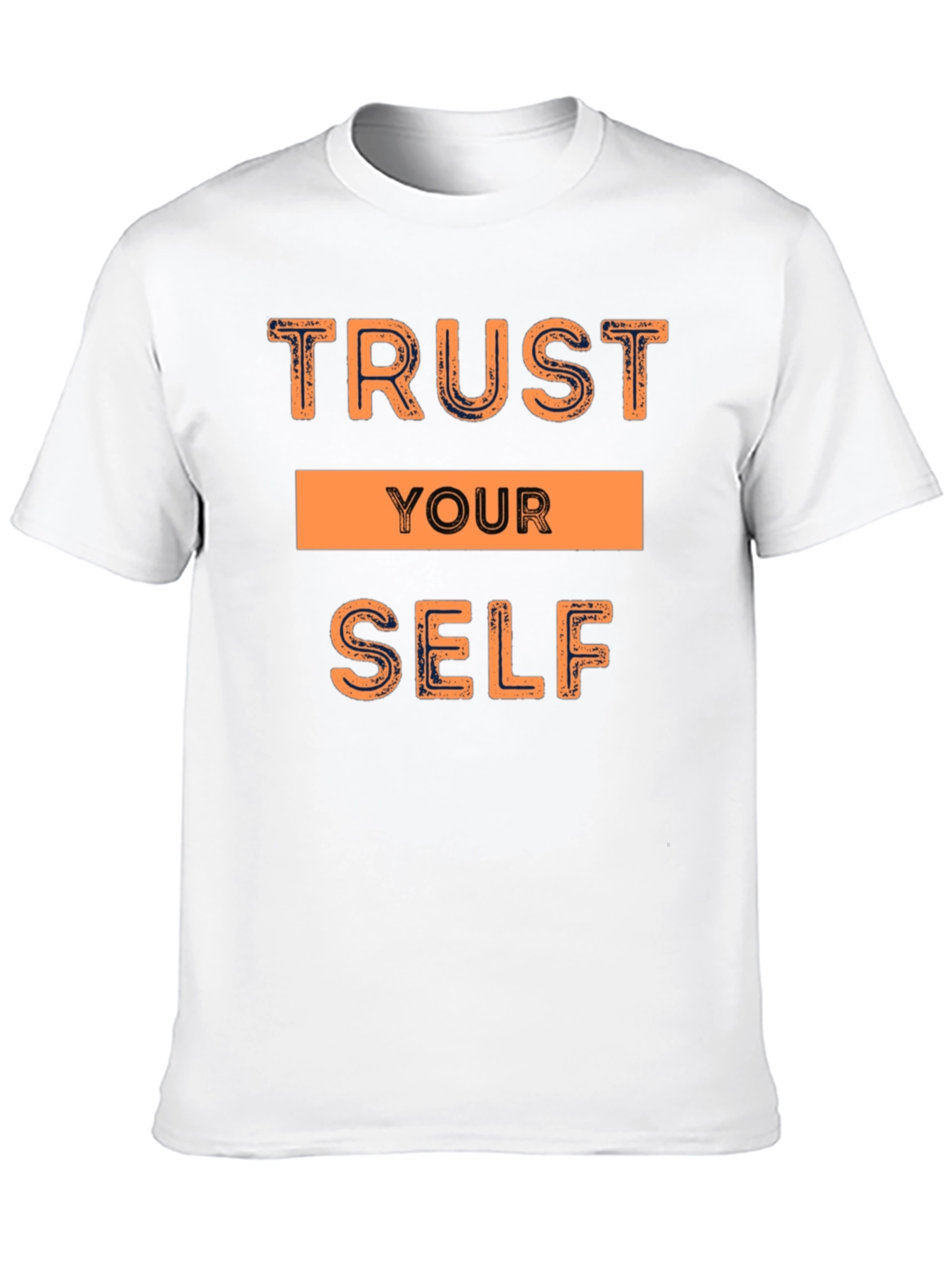 Trust Yourself Graphic Black T-Shirt