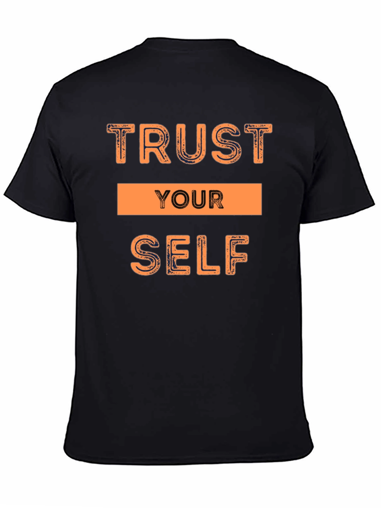 Trust Yourself Graphic Black T-Shirt