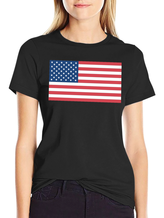 USA Flag Graphic Tee - Patriotic T-Shirt