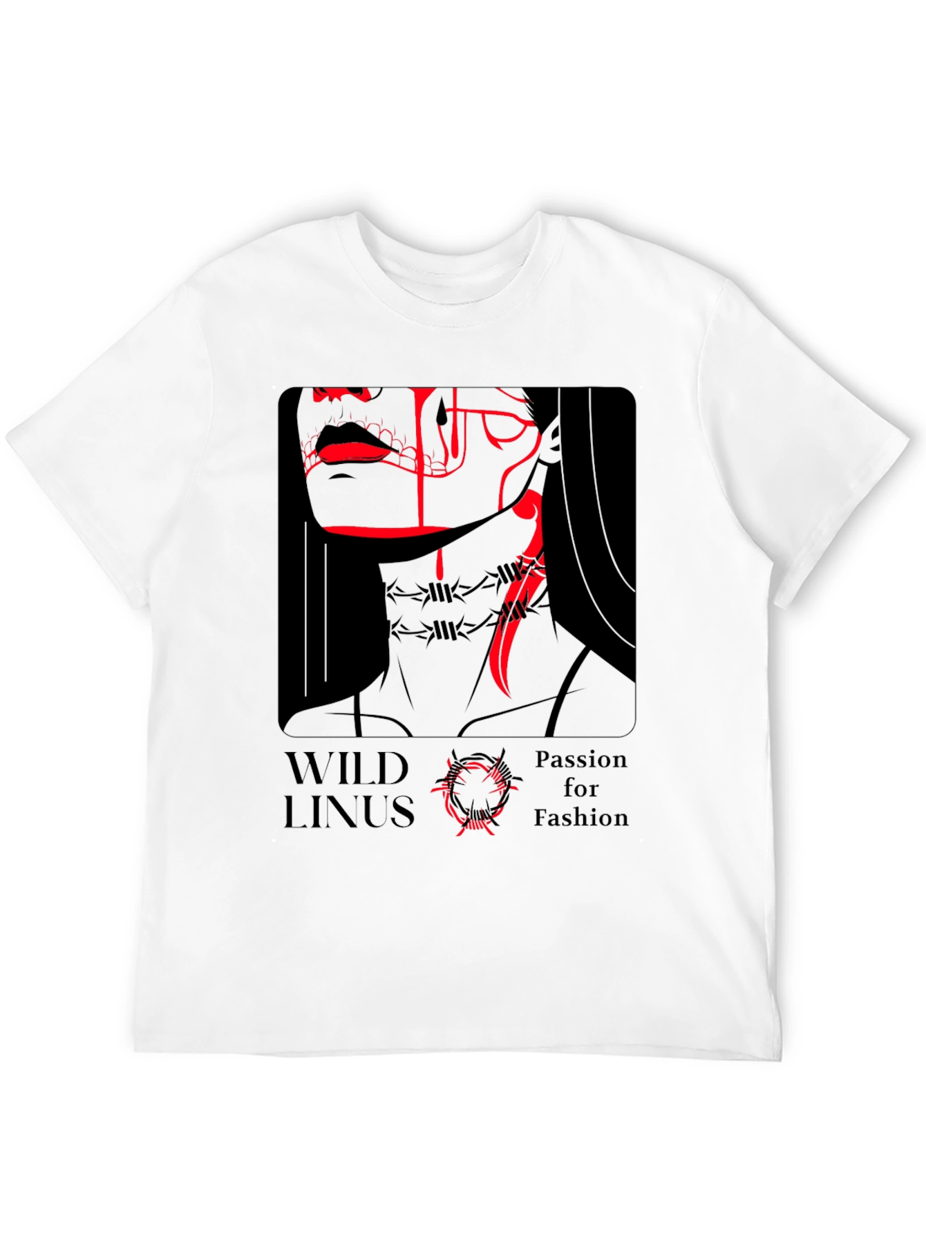 Wild Linus Passion for Fashion Black T-Shirt
