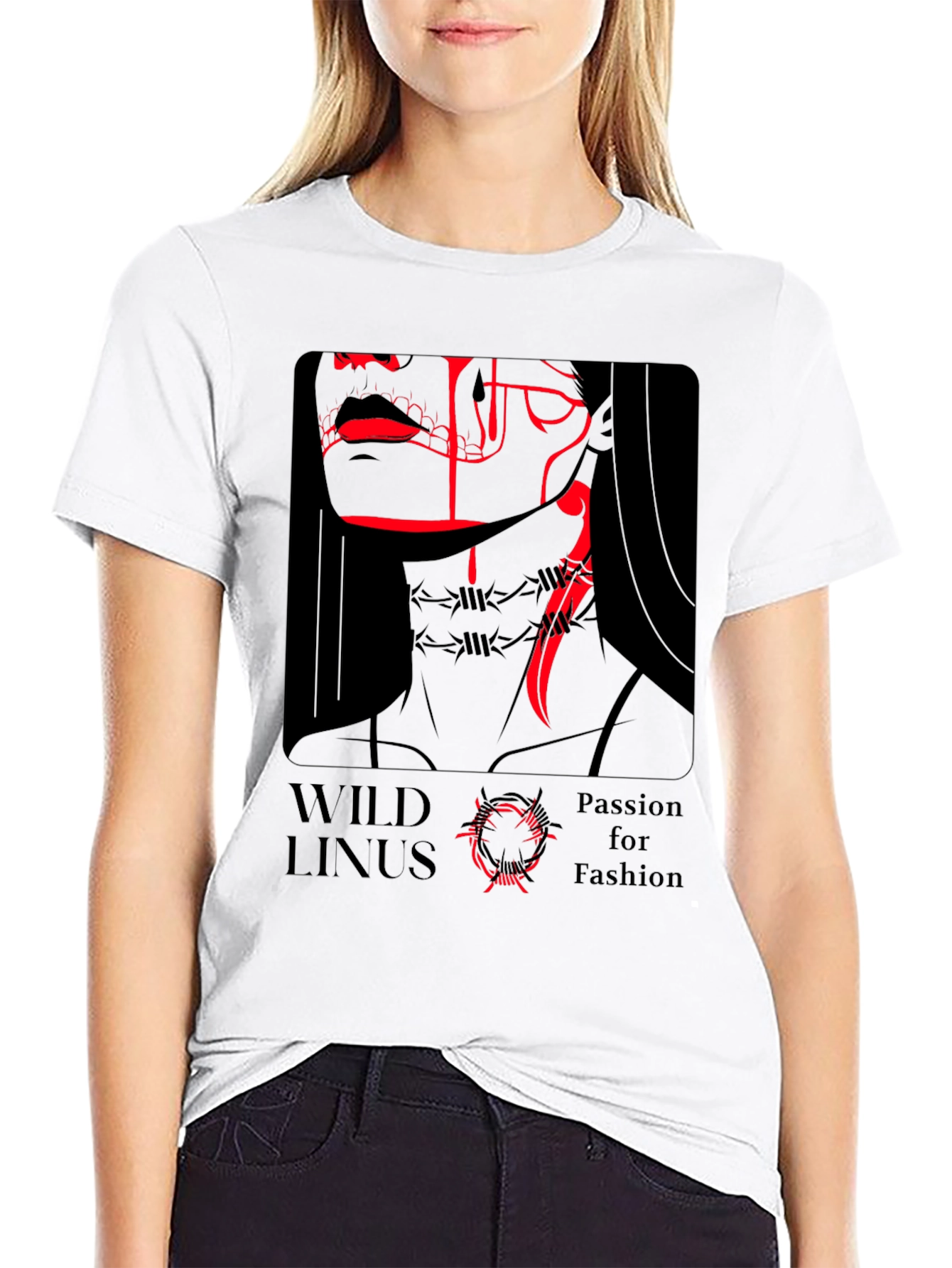 Wild Linus Passion for Fashion Black T-Shirt