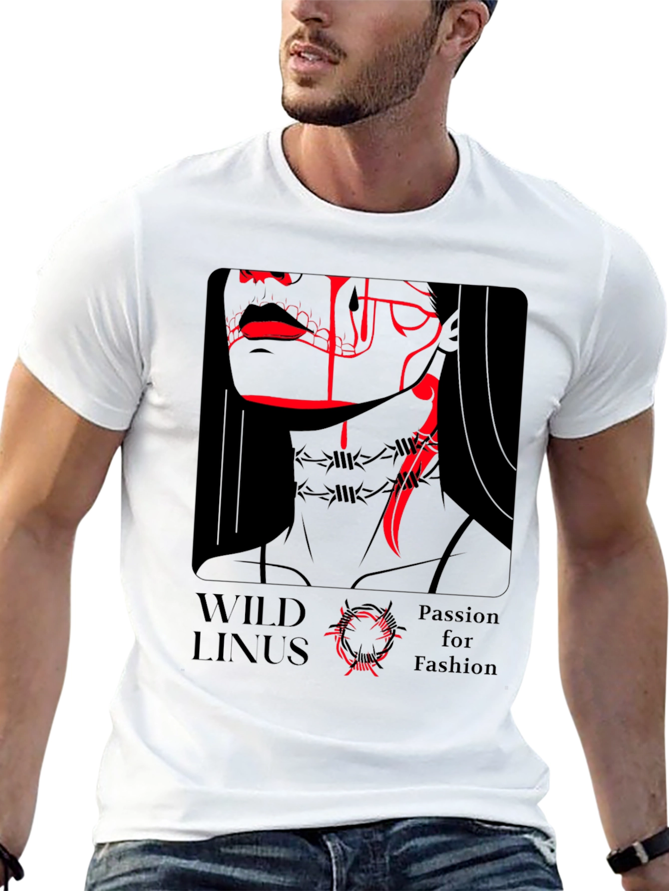 Wild Linus Passion for Fashion Black T-Shirt