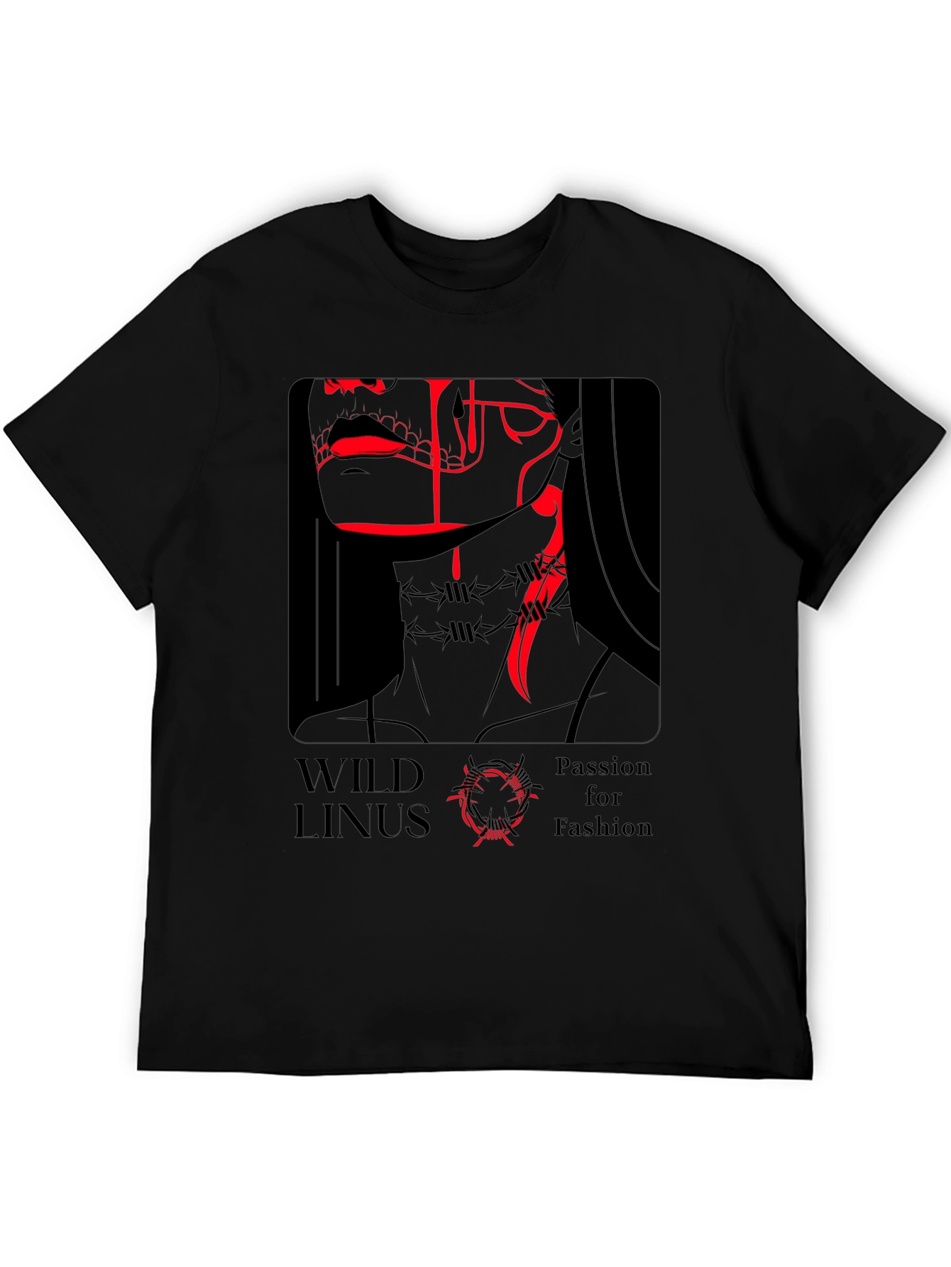 Wild Linus Passion for Fashion Black T-Shirt