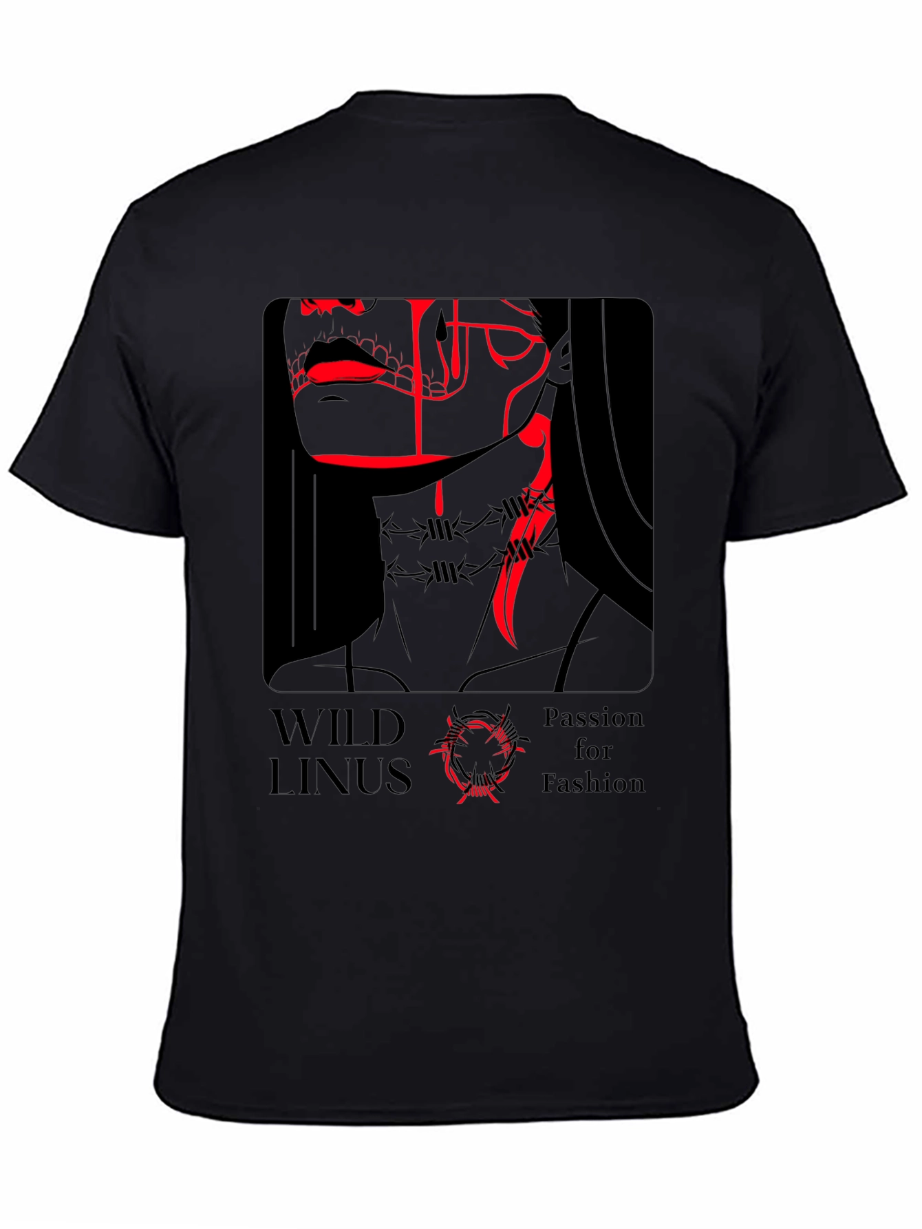 Wild Linus Passion for Fashion Black T-Shirt
