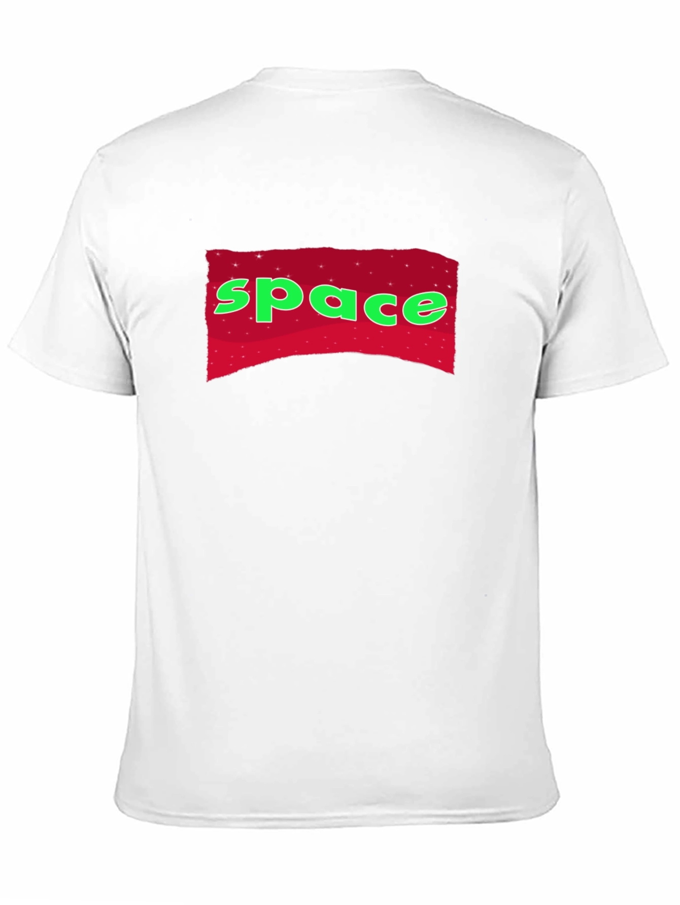 Space Graphic T-Shirt - Black Crew Neck Tee