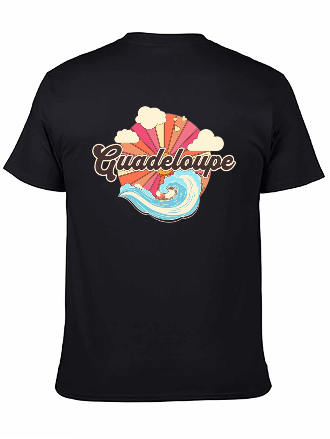 Guadeloupe Retro Graphic Tee - Island Vibes