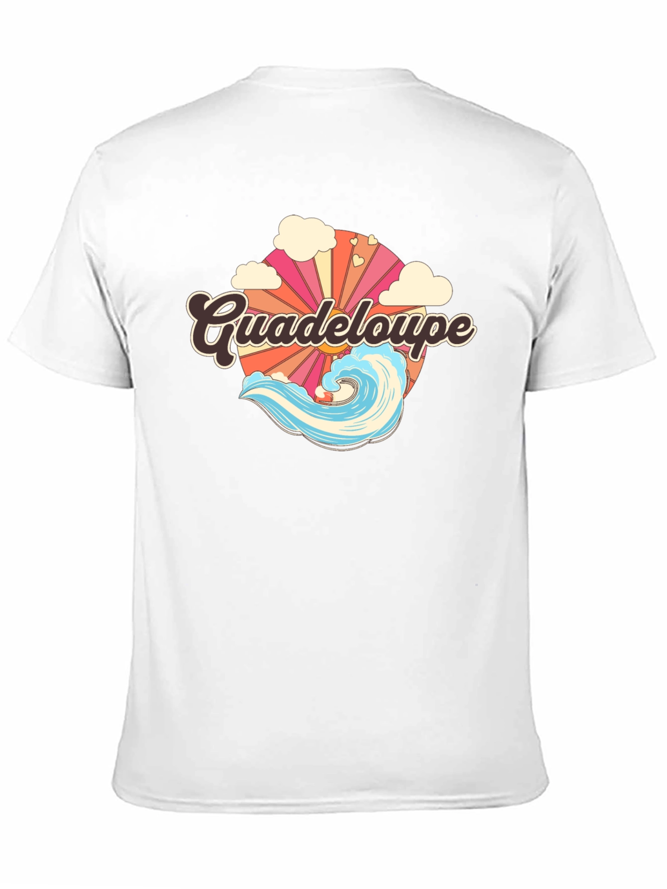 Guadeloupe Retro Graphic Tee - Island Vibes