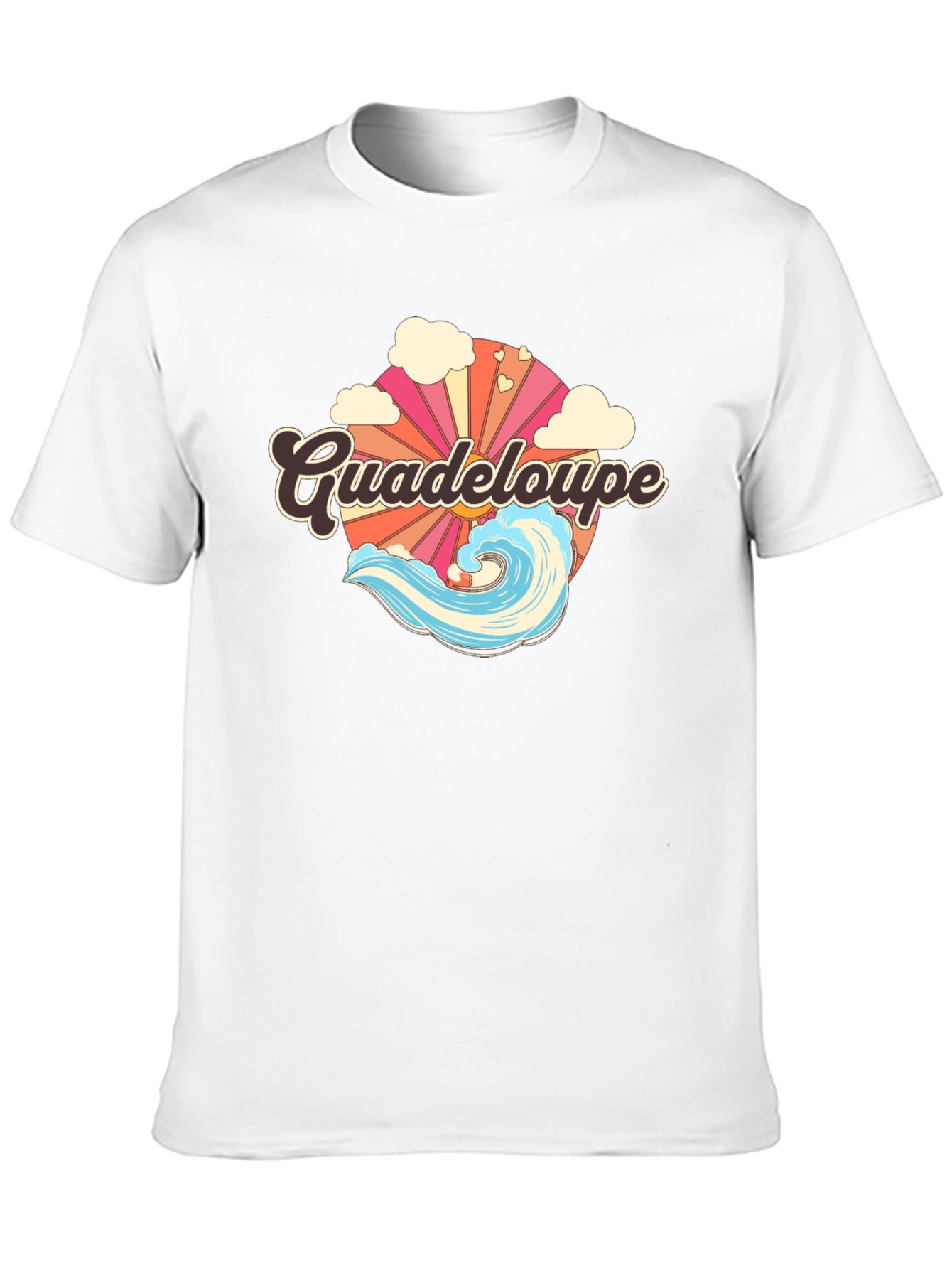 Guadeloupe Retro Graphic Tee - Island Vibes