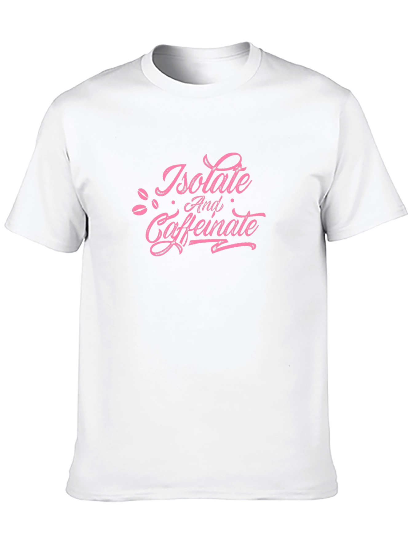 Isolate and Caffeinate Black T-Shirt