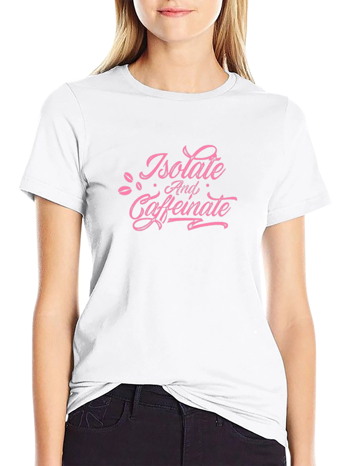 Isolate and Caffeinate Black T-Shirt