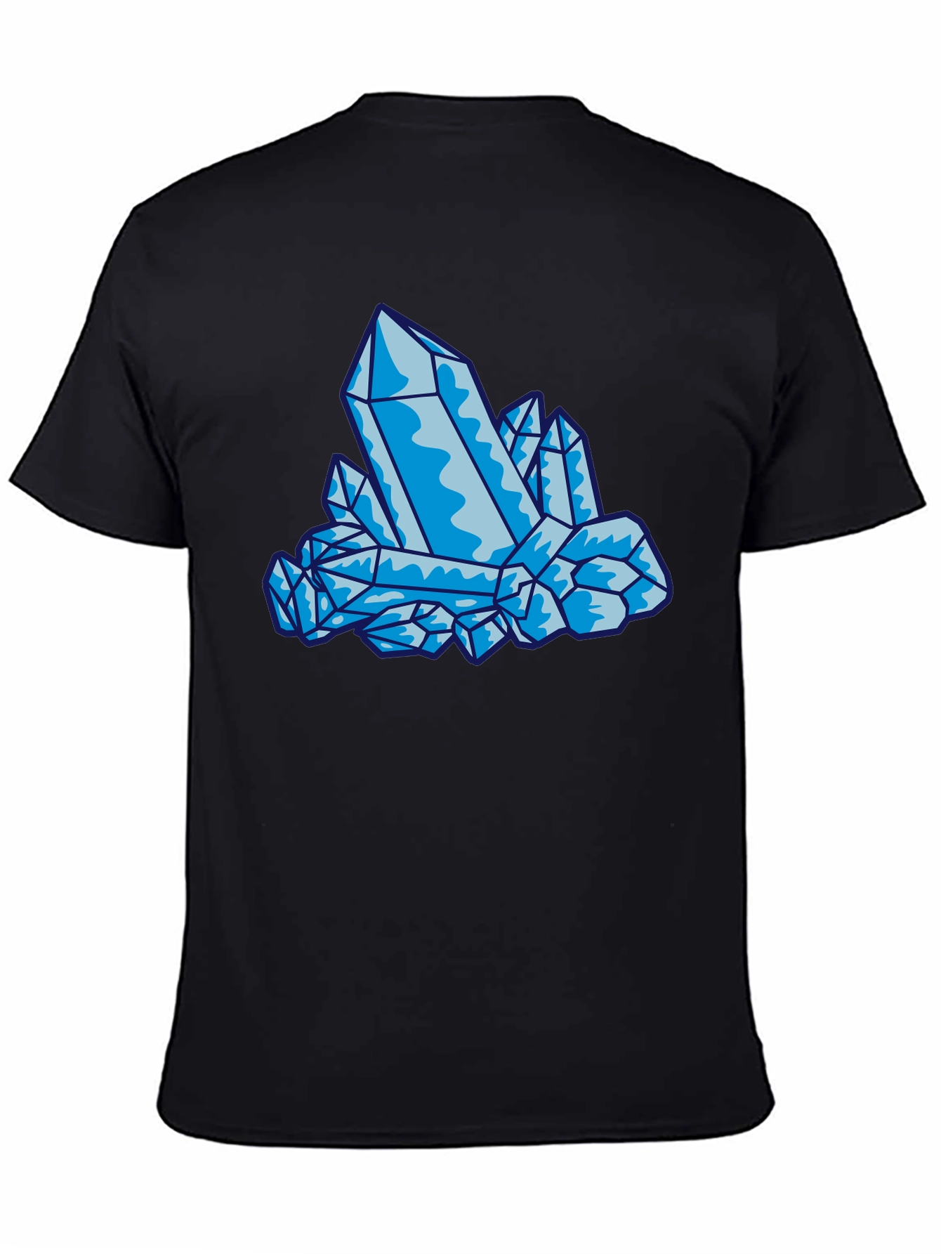 Crystal Design Black T-Shirt