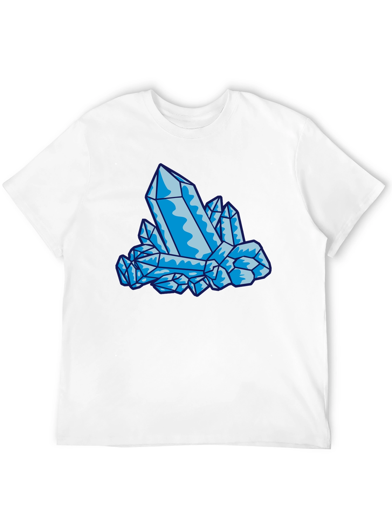 Crystal Design Black T-Shirt