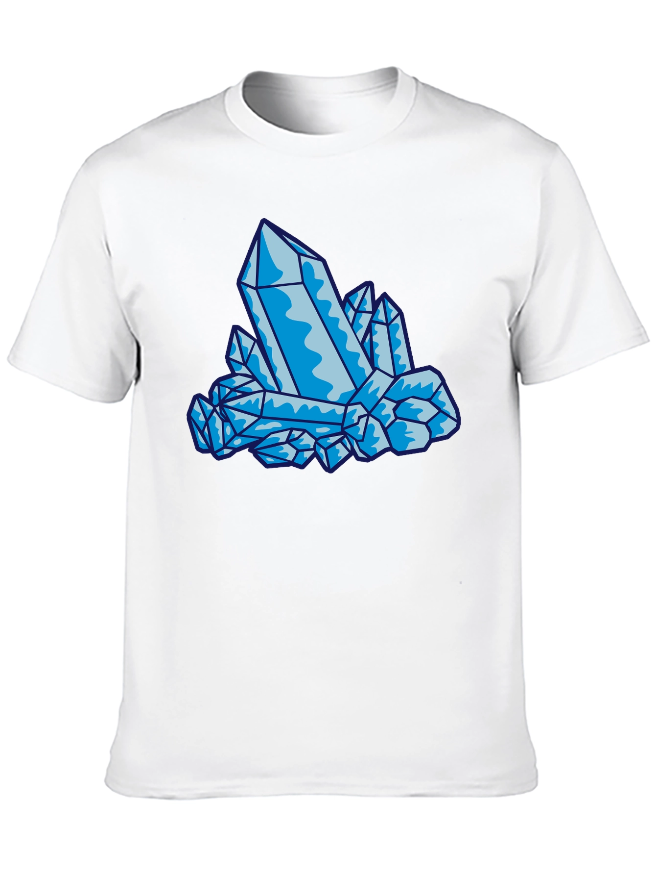 Crystal Design Black T-Shirt