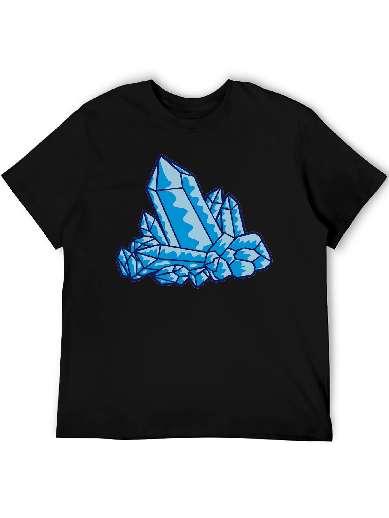 Crystal Design Black T-Shirt