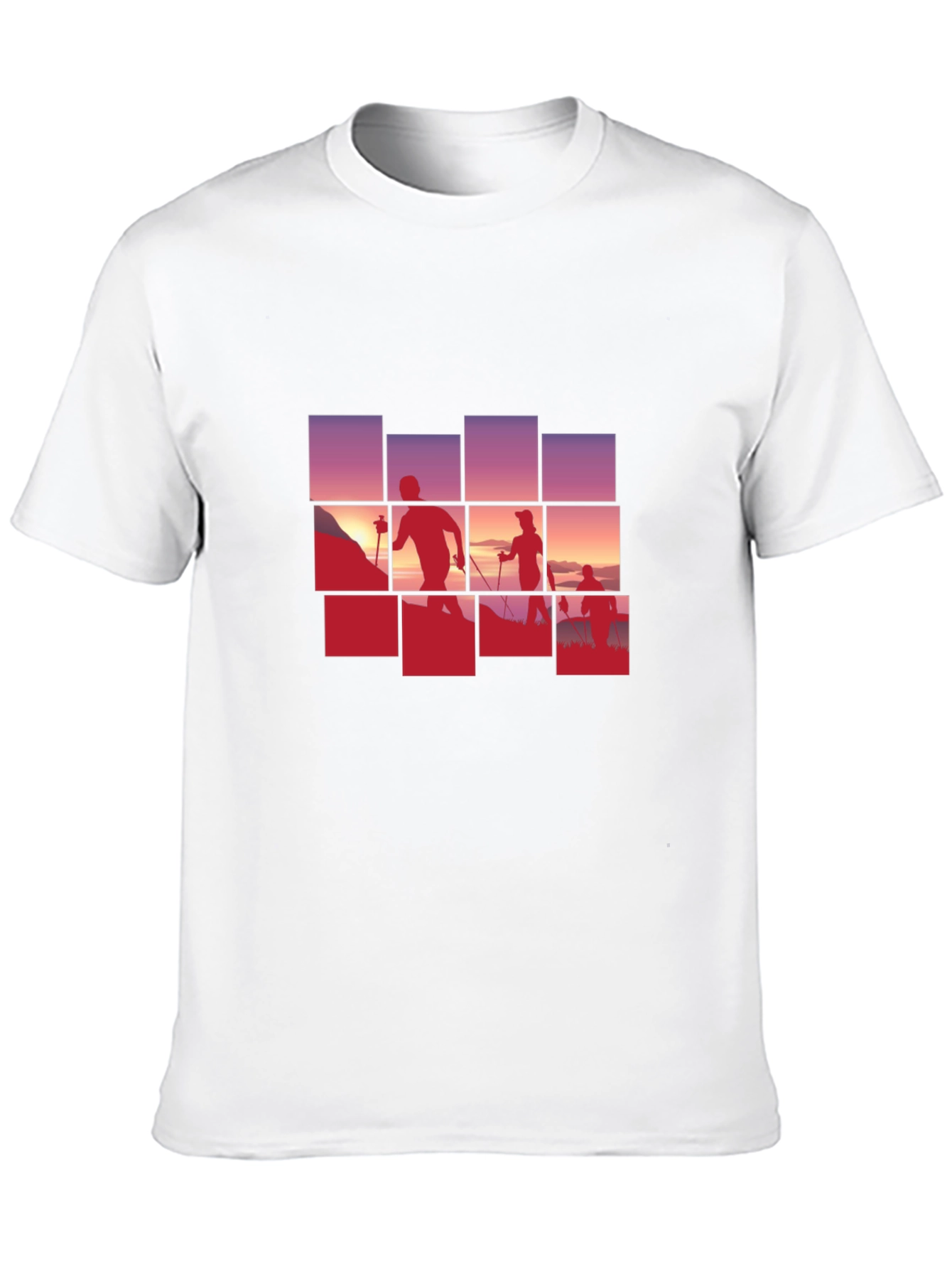 Hiking Silhouette Black T-Shirt