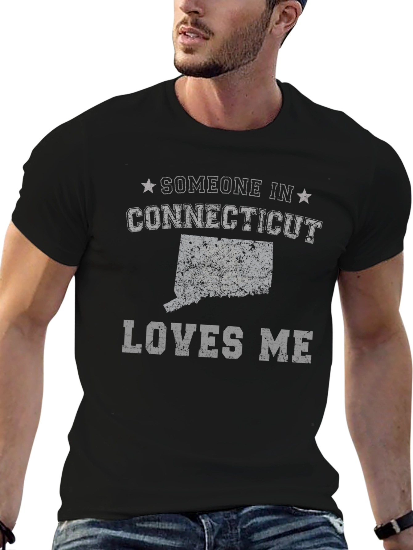 Connecticut Loves Me Graphic T-Shirt