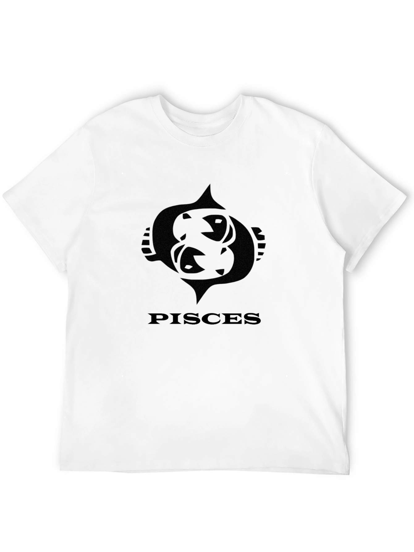 Pisces Zodiac Black T-Shirt - Astrology Tee