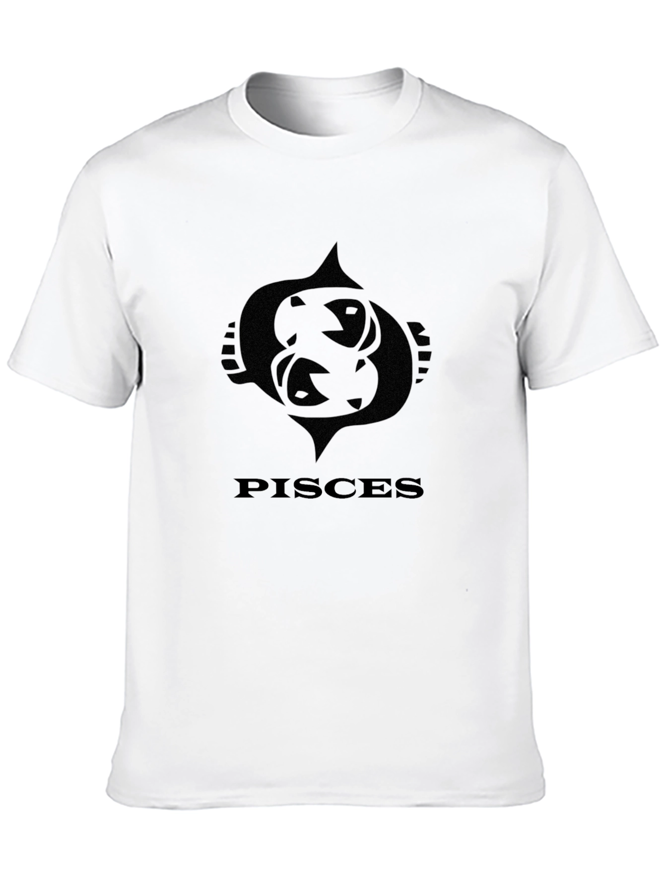 Pisces Zodiac Black T-Shirt - Astrology Tee