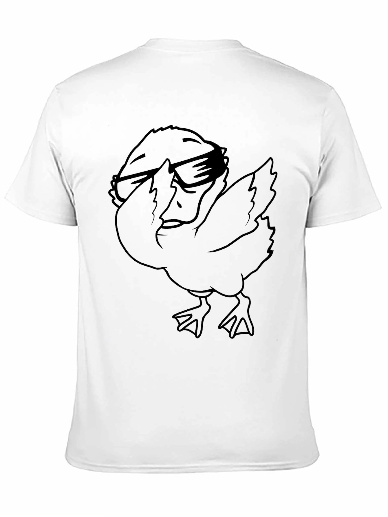 Dabbing Duck Graphic Tee - Cool and Funny