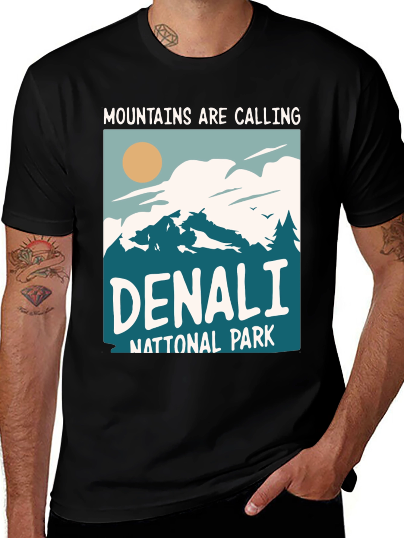 Denali National Park Graphic Tee - Mountains are Calling