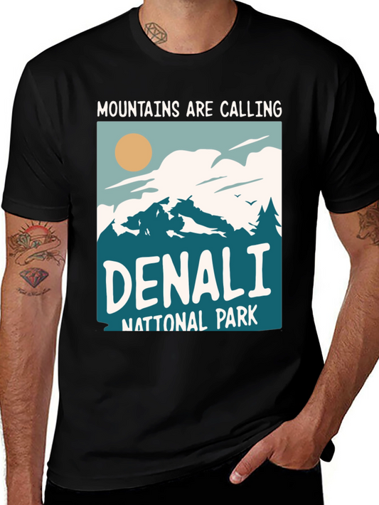 Denali National Park Graphic Tee - Mountains are Calling