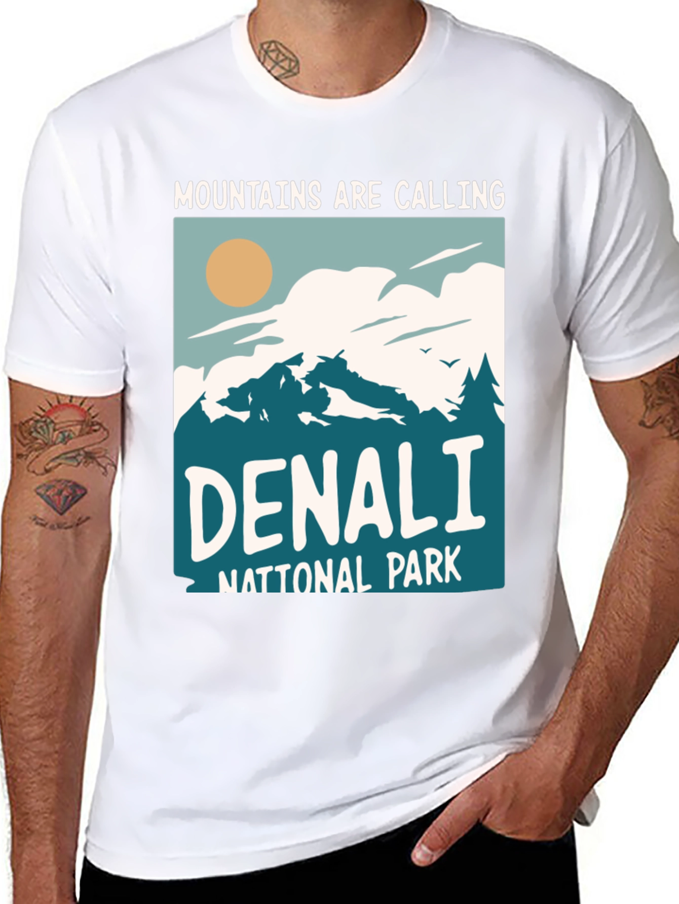 Denali National Park Graphic Tee - Mountains are Calling
