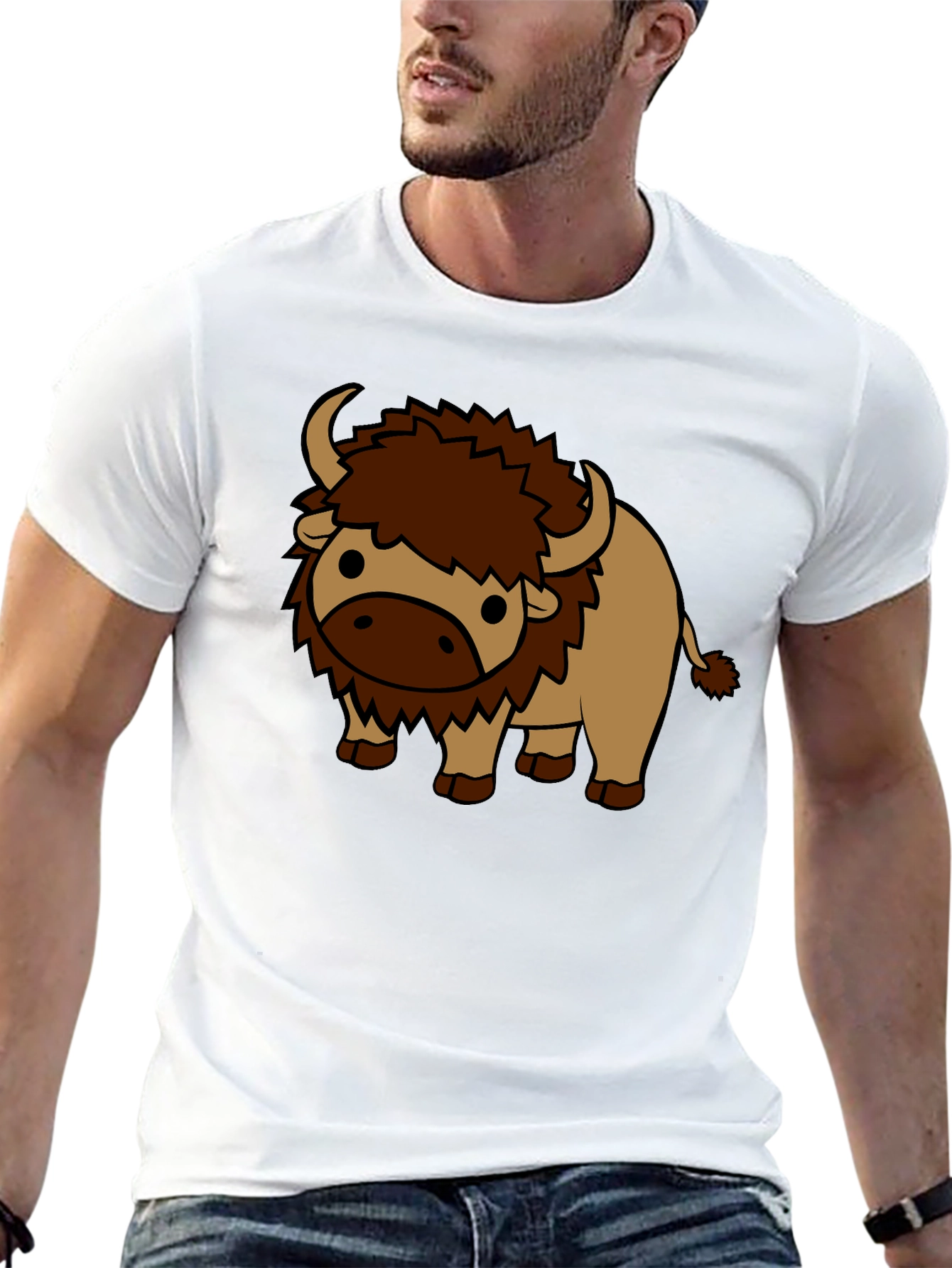 Cute Cartoon Buffalo T-Shirt