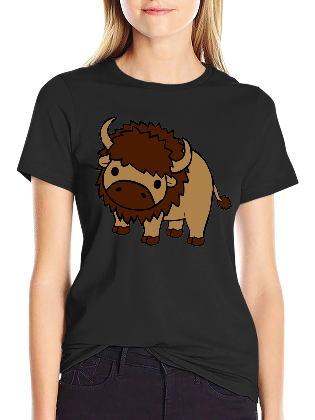 Cute Cartoon Buffalo T-Shirt