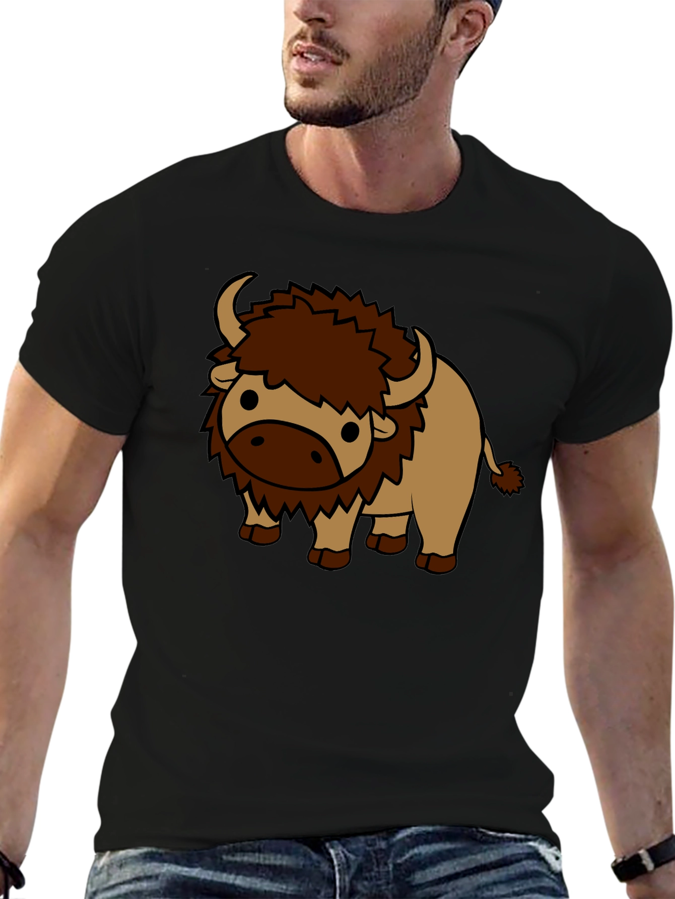 Cute Cartoon Buffalo T-Shirt