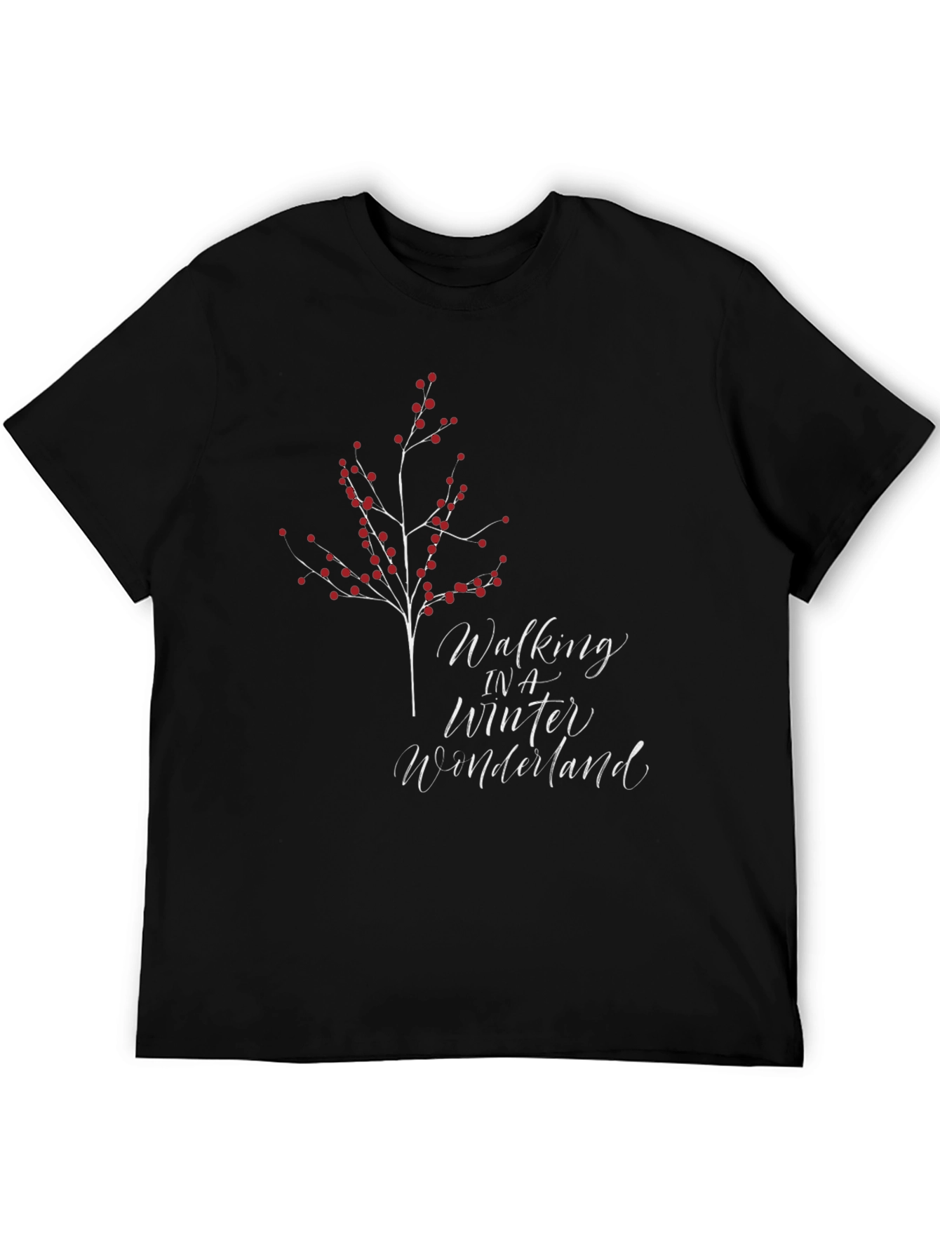 Winter Wonderland Graphic Tee - Black