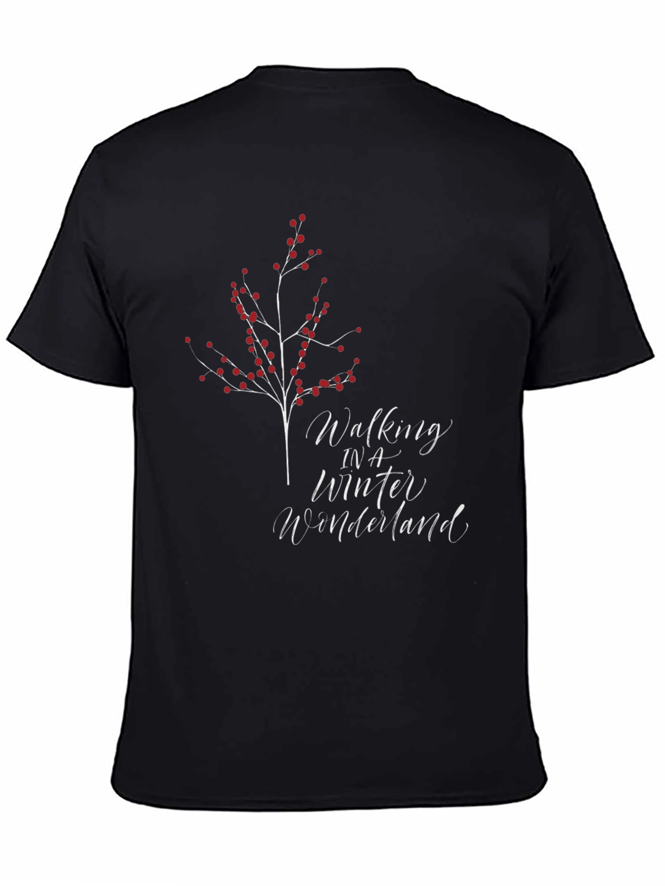 Winter Wonderland Graphic Tee - Black