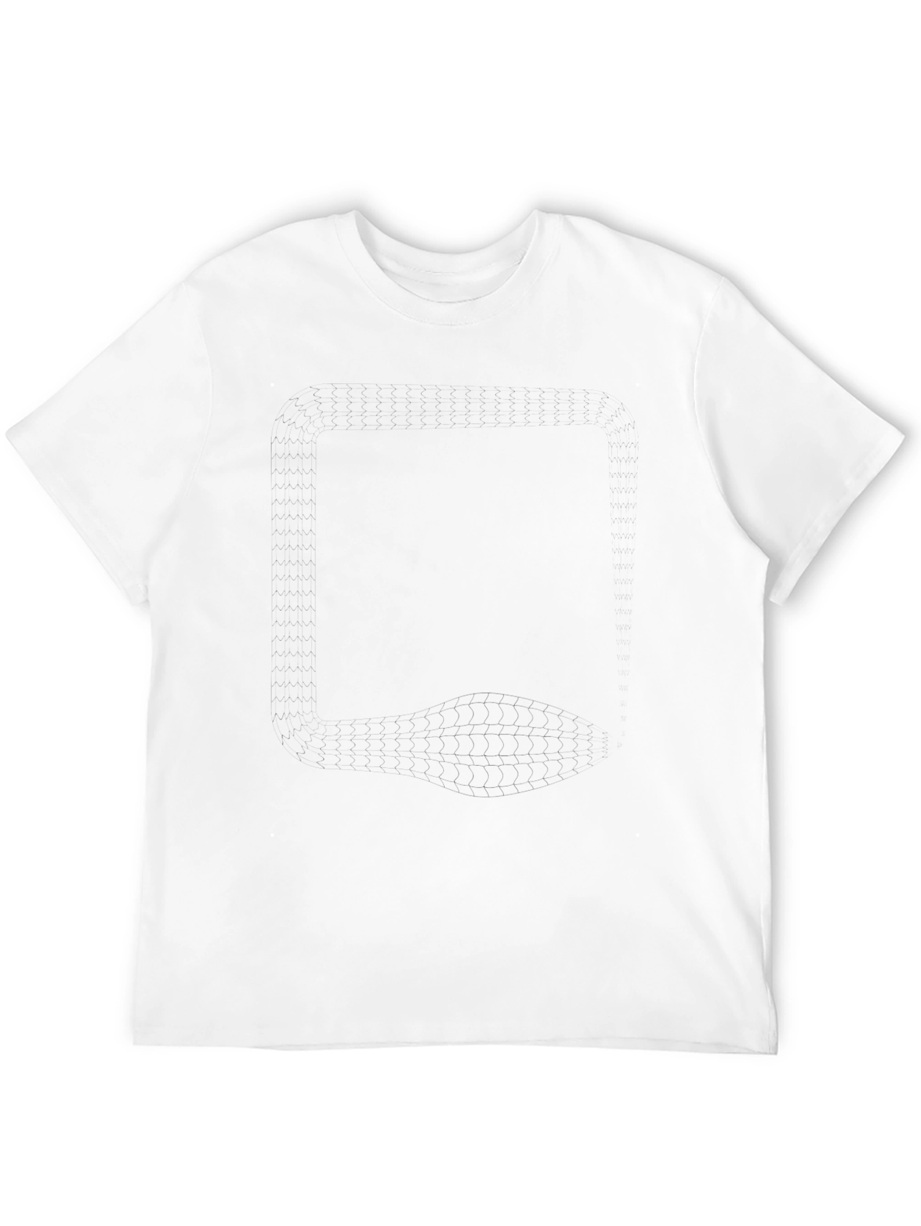 Mens Solid Black Crew Neck T-Shirt