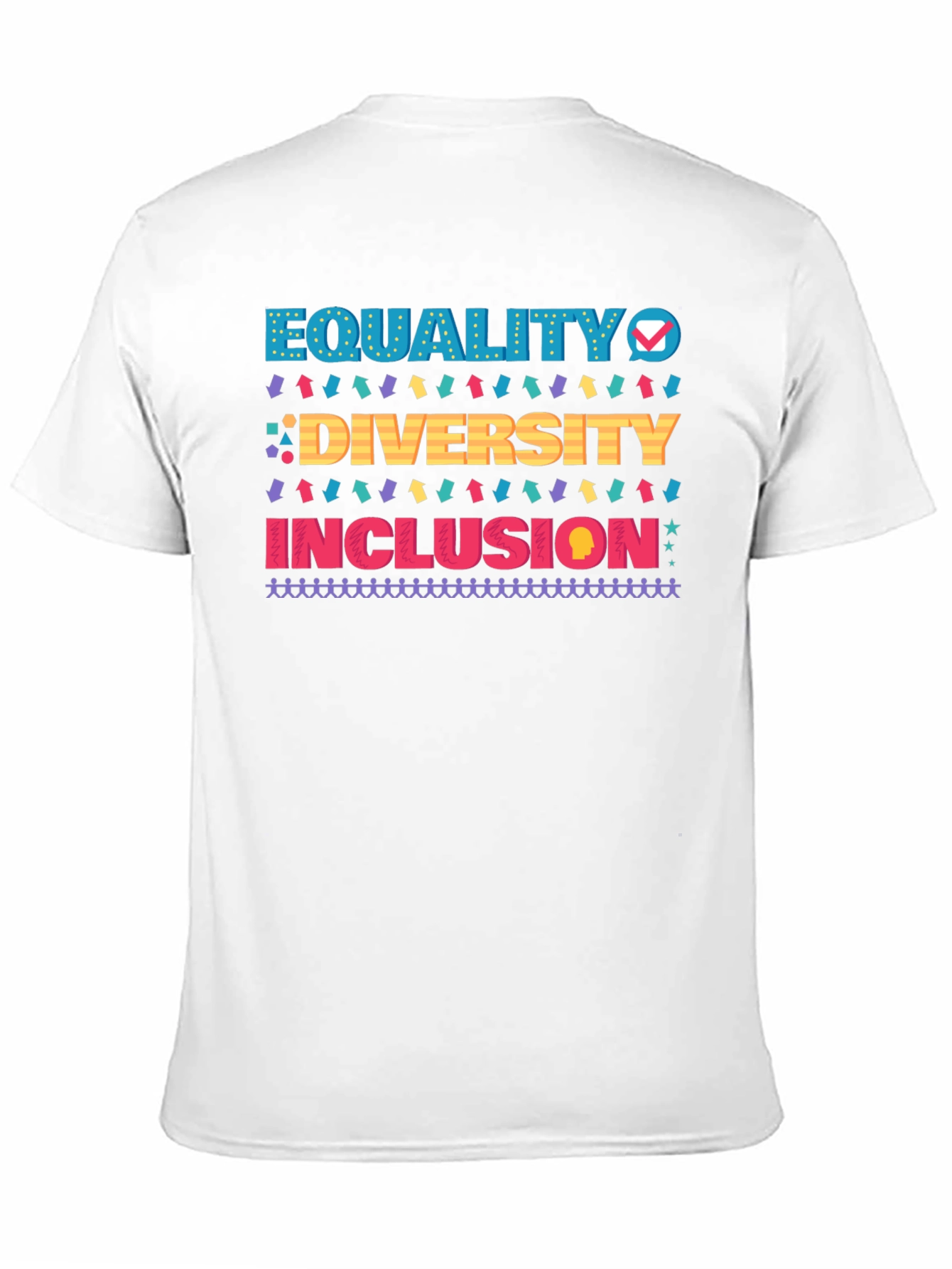 Equality Diversity Inclusion Black T-Shirt