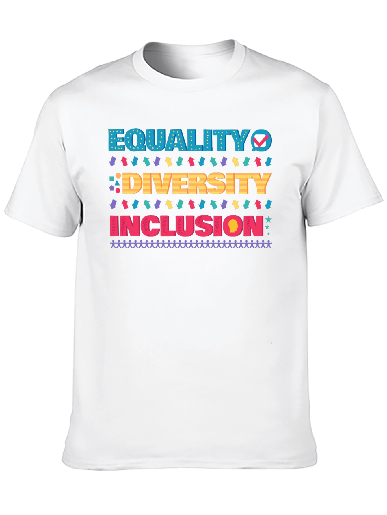 Equality Diversity Inclusion Black T-Shirt