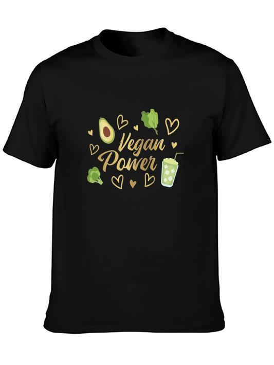 Vegan Power Graphic T-Shirt
