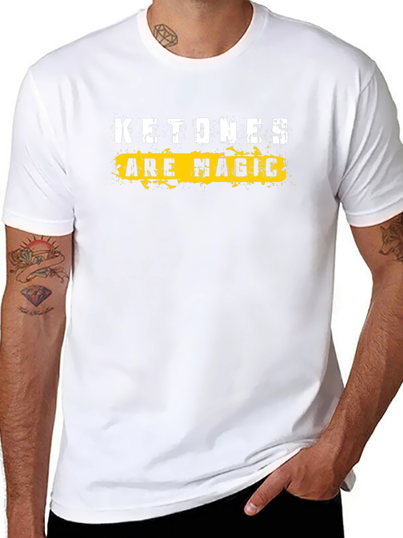 Ketones Are Magic Graphic Tee - Black