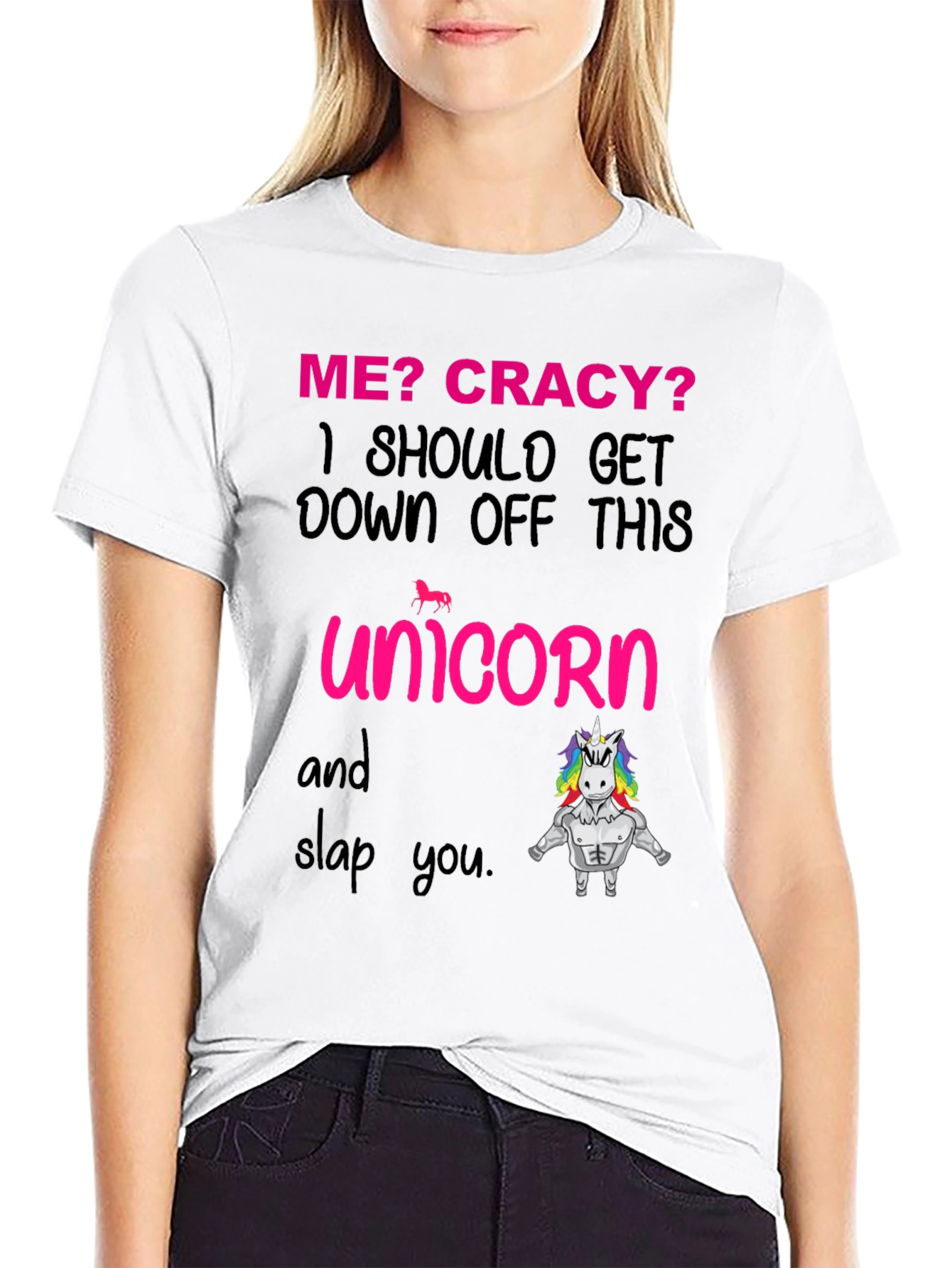 Funny Unicorn Slap T-Shirt