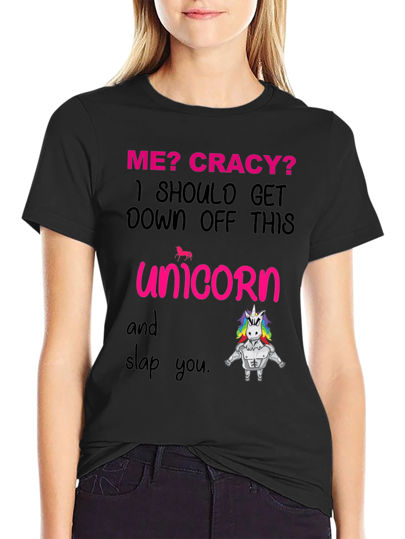 Funny Unicorn Slap T-Shirt